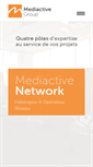 Mobile Screenshot of groupe-mediactive.fr