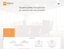 Tablet Screenshot of groupe-mediactive.fr
